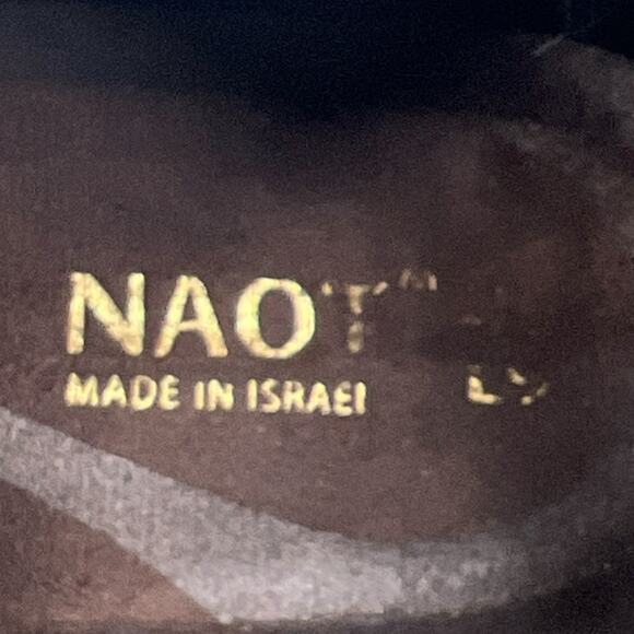 NAOT Women’s Levanto Brown Distressed Leather Ankle Boot Size 40 US 9/9.5 - Picture 10 of 12